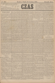Czas. R.45, Ner 294 (23 grudnia 1892)