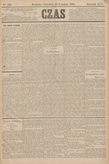 Czas. R.45, Ner 298 (29 grudnia 1892)