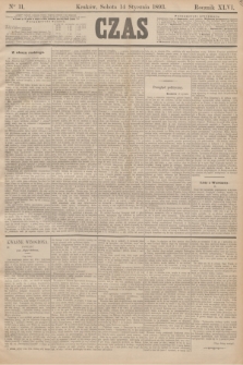 Czas. R.46, Ner 11 (14 stycznia 1893)