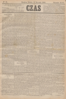 Czas. R.46, Ner 17 (21 stycznia 1893)