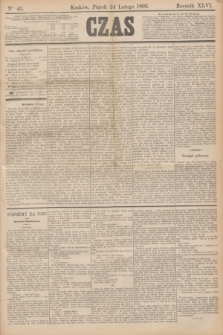 Czas. R.46, Ner 45 (24 lutego 1893)