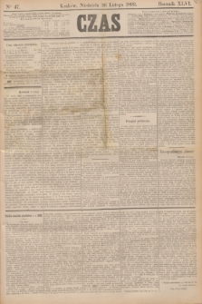 Czas. R.46, Ner 47 (26 lutego 1893)