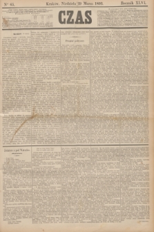Czas. R.46, Ner 65 (19 marca 1893)