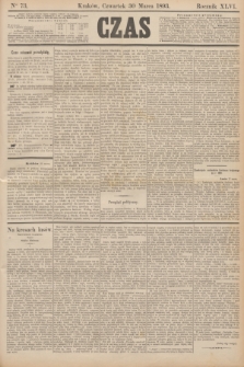 Czas. R.46, Ner 73 (30 marca 1893)