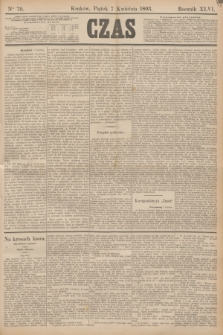 Czas. R.46, Ner 79 (7 kwietnia 1893)