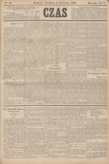 Czas. R.46, Ner 81 (9 kwietnia 1893)