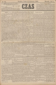 Czas. R.46, Ner 83 (12 kwietnia 1893)