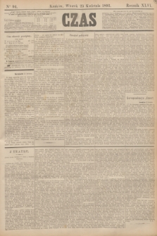 Czas. R.46, Ner 94 (25 kwietnia 1893)