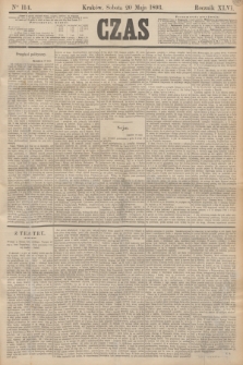 Czas. R.46, Ner 114 (20 maja 1893)