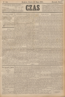 Czas. R.46, Ner 118 (26 maja 1893)