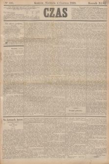 Czas. R.46, Ner 125 (4 czerwca 1893)