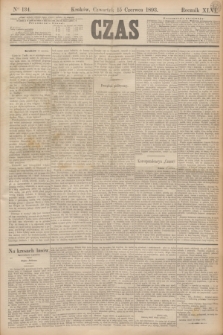Czas. R.46, Ner 134 (15 czerwca 1893)