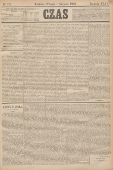 Czas. R.46, Ner 173 (1 sierpnia 1893)