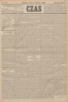 Czas. R.46, Ner 174 (2 sierpnia 1893)