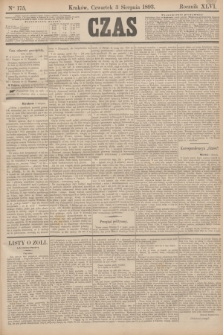 Czas. R.46, Ner 175 (3 sierpnia 1893)