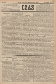 Czas. R.46, Ner 181 (10 sierpnia 1893)
