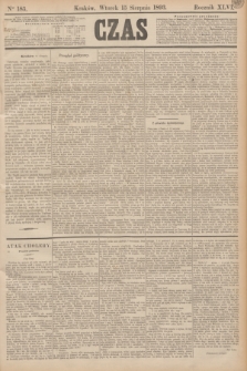 Czas. R.46, Ner 185 (15 sierpnia 1893)