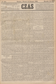 Czas. R.46, Ner 190 (22 sierpnia 1893)