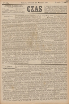 Czas. R.46, Ner 209 (14 września 1893)