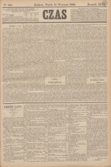 Czas. R.46, Ner 210 (15 września 1893)