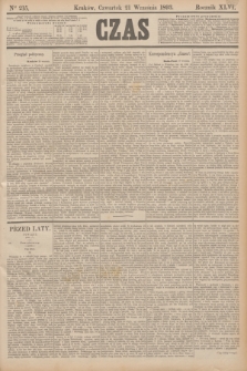 Czas. R.46, Ner 215 (21 września 1893)