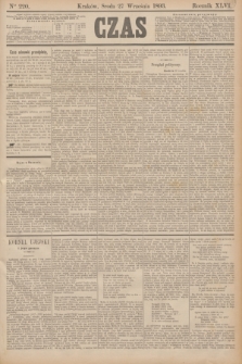 Czas. R.46, Ner 220 (27 września 1893)