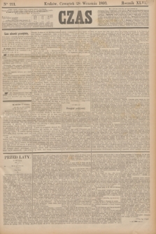 Czas. R.46, Ner 221 (28 września 1893)