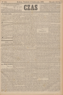 Czas. R.46, Ner 224 (1 października 1893)