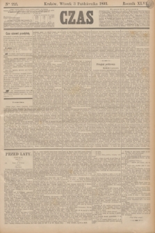 Czas. R.46, Ner 225 (3 października 1893)