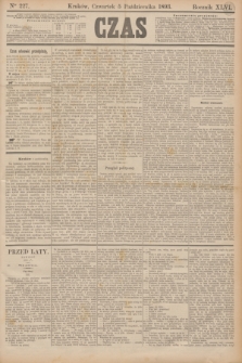 Czas. R.46, Ner 227 (5 października 1893)