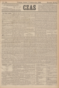 Czas. R.46, Ner 229 (7 października 1893)