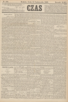Czas. R.46, Ner 232 (11 października 1893)
