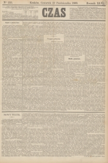 Czas. R.46, Ner 233 (12 października 1893)