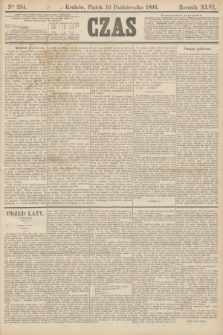 Czas. R.46, Ner 234 (13 października 1893)