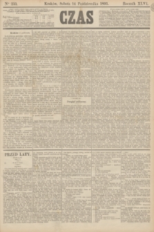 Czas. R.46, Ner 235 (14 października 1893)