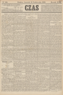 Czas. R.46, Ner 239 (19 października 1893)