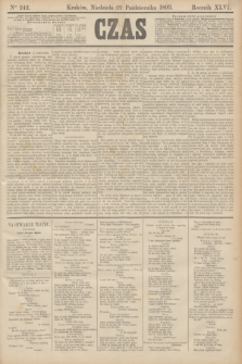 Czas. R.46, Ner 242 (22 października 1893)
