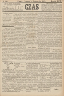 Czas. R.46, Ner 245 (26 października 1893)