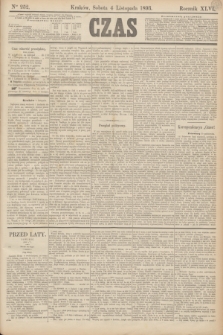 Czas. R.46, Ner 252 (4 listopada 1893)