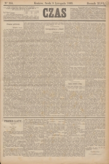Czas. R.46, Ner 255 (8 listopada 1893)