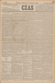 Czas. R.46, Ner 259 (12 listopada 1893)