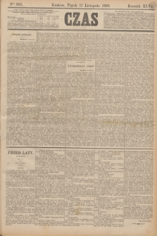 Czas. R.46, Ner 263 (17 listopada 1893)
