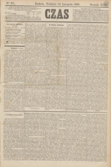 Czas. R.46, Ner 271 (26 listopada 1893)