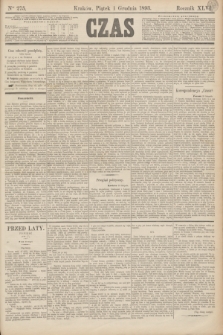 Czas. R.46, Ner 275 (1 grudnia 1893)