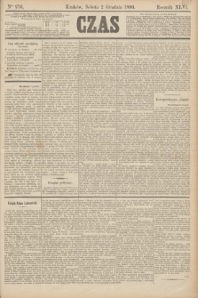 Czas. R.46, Ner 276 (2 grudnia 1893)