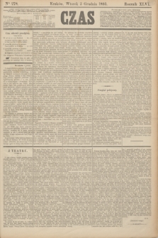 Czas. R.46, Ner 278 (5 grudnia 1893)