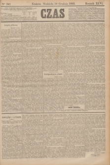 Czas. R.46, Ner 282 (10 grudnia 1893)