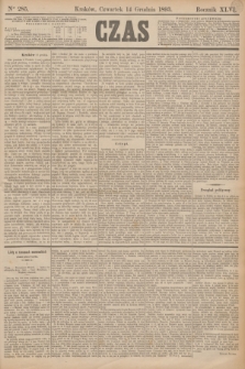 Czas. R.46, Ner 285 (14 grudnia 1893)