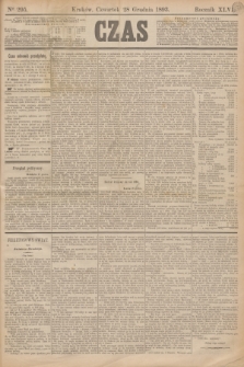 Czas. R.46, Ner 295 (28 grudnia 1893)
