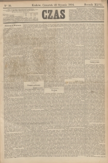 Czas. R.47, Ner 19 (25 stycznia 1894)